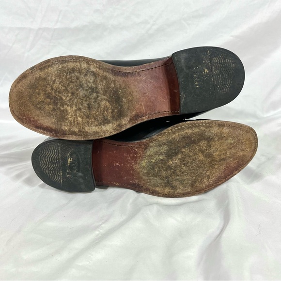 Justin Black Cowboy Boots Sz 11D - Picture 8 of 8